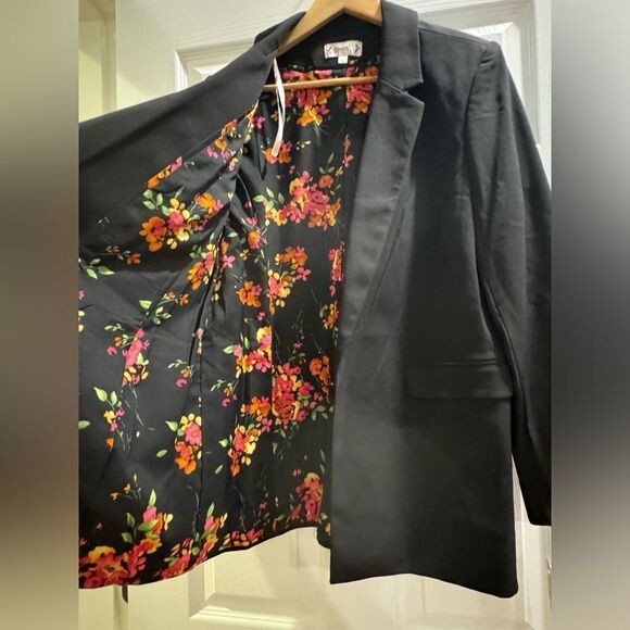 Nanette Lepore black blazer size 14 - Picture 2 of 12